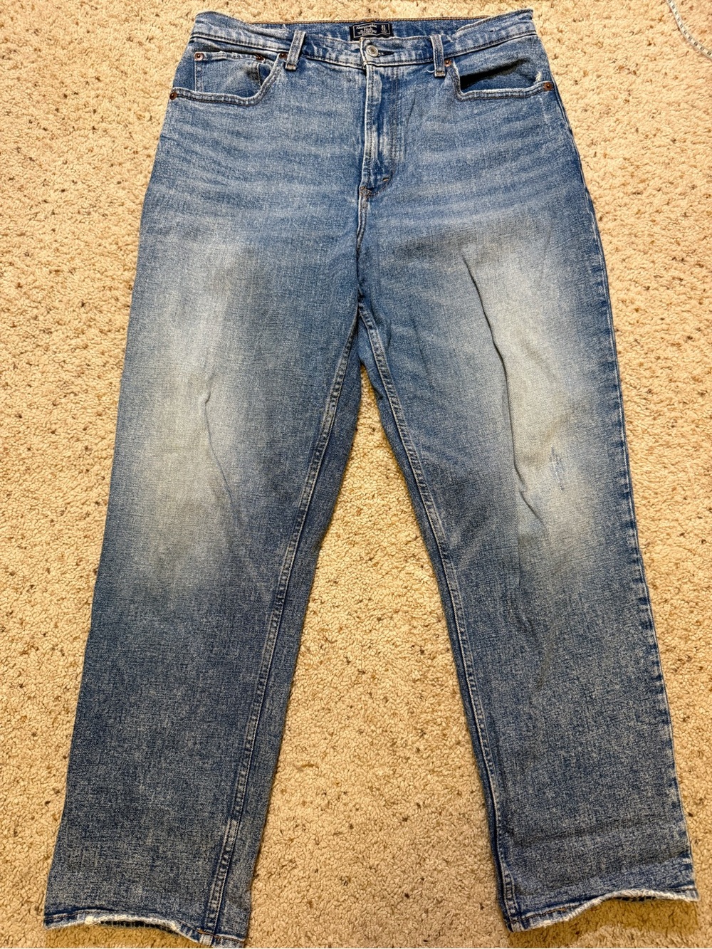 Abercrombie Ultra High Rise Straight Jeans 31 Long